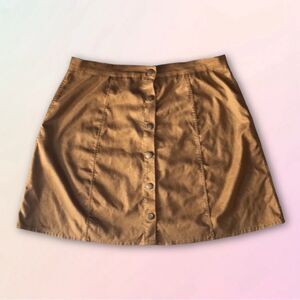 Boutique, Camel Tan, Faux Suede, Mini Skirt